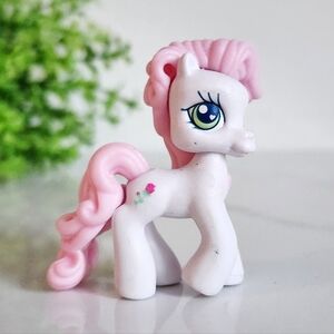 🌹 RARE Vintage~ Desert Rose ~Mini Pony 2” Hasbro Pink Rose MLP G3 Y2K 2006